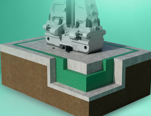 Vibration control for machinery and plants: insulating foundation plinths
