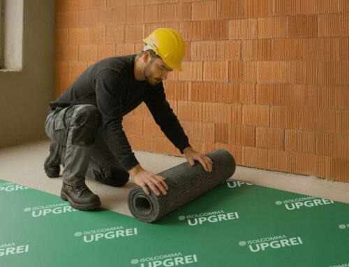 Under-screed acoustic insulation: stop impact noise